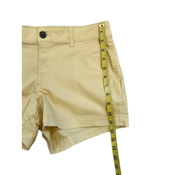 GAP Yellow Mid Rise NWT Shorts Size 2 - Picture 8 of 11